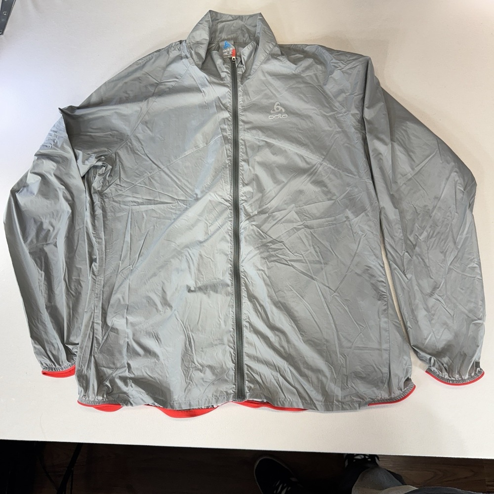 Odlo Lady Women's XL Zeroweight Lightweight Windbreaker Logic Windproof Full Zip
